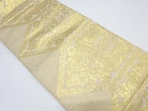 更紗模様織り出し袋帯